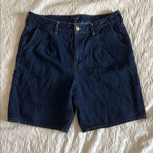 J.Crew Classic Dark Blue Indigo Denim Women’s Shorts